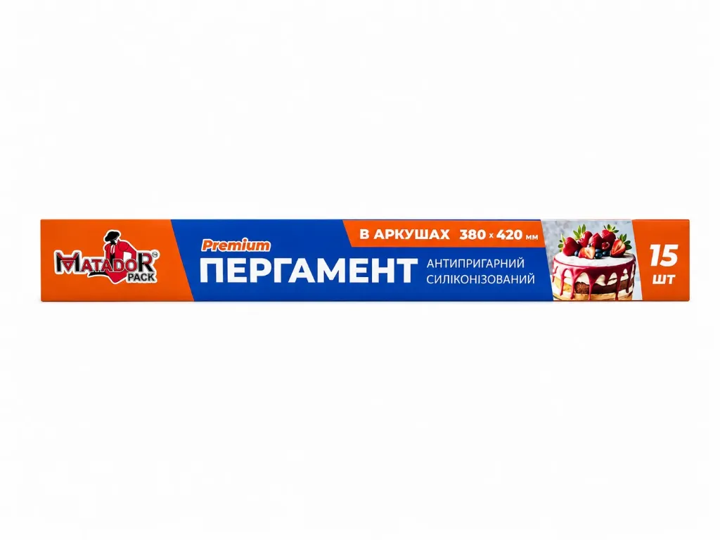 Пергамент в аркушах MATADOR PACK 380 x 420 мм, 15 шт